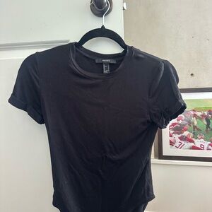Black Fitted T-Shirt
